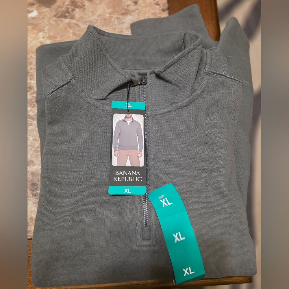 Banana Republic Men's Quarter-Zip Pullover